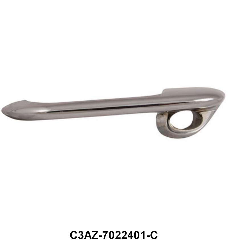 OUTSIDE DOOR HANDLE - 63-64 GALAXIE LEFT HAND W/O BUTTON