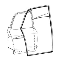REAR DOOR SEALS - 63-64 GALAXIE 4DR WAGON #71
