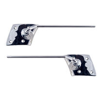 SUN VISOR BRACKETS - 63-64 GALAXIE CONV, before 1-2-64, W/4 HOLE MOUNT