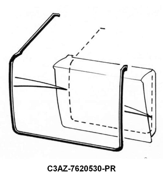 DOOR SEALS - 63-64 GALAXIE FASTBACK #63 & CONVERTIBLE #76