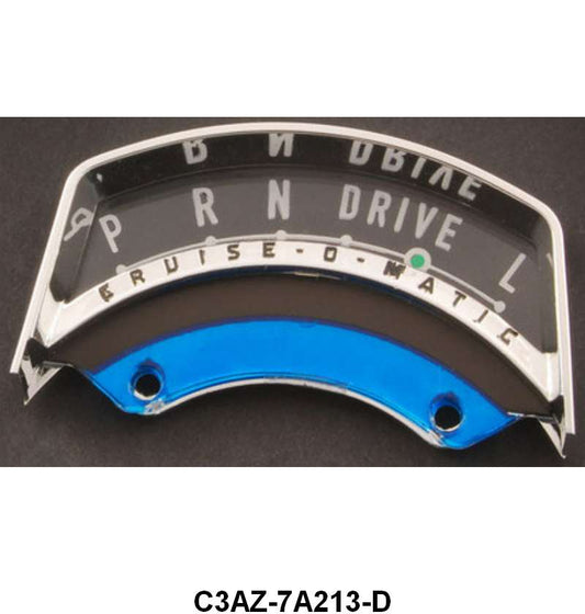 AUTOMATIC COLUMN SHIFT INDICATOR (PRNDL) - 63-64 GLX W/3 SPEED AUTO