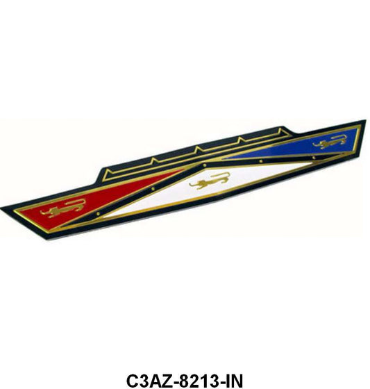 GRILLE EMBLEM/HOOD HANDEL INSERT - 63 GALAXIE