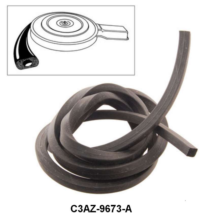 AIR CLEANER TOP COVER SEAL - 63-64 GLX, 62-67 FRLN, 65-67 MUST, 60-67 FLCN 6CYL