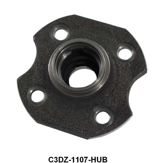 FRONT BRAKE DRUM HUB - 60-65 FALCON/RANCHERO, 65-66 MUSTANG 6cyl  4 lug