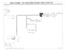 FIREWALL TO ENGINE HARNESS - 63 FALCON/RANCHERO 260
