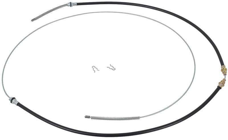 REAR BRAKE CABLE - 63 FALCON V8 EXCEPT CONV, 63 RANCHERO V8