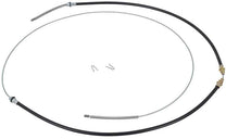 REAR BRAKE CABLE - 63 FALCON V8 EXCEPT CONV, 63 RANCHERO V8