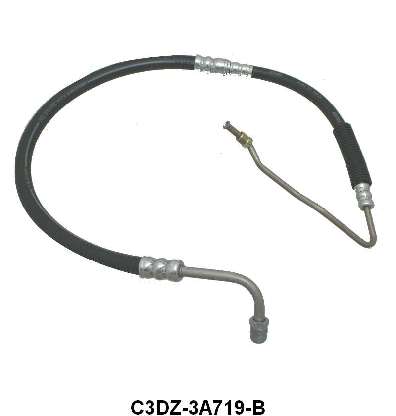 POWER STEERING PRESSURE HOSE - 63-65 FLCN, 65 MUST 6cyl W/EATON