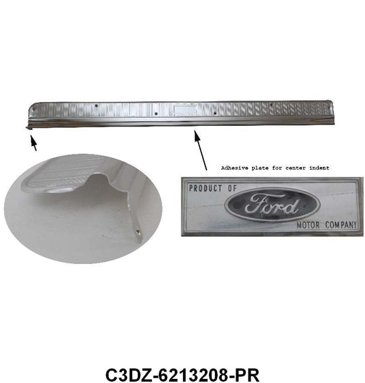 SCUFF PLATES - 63-65 FLCN/CMT 2DR EXCEPT CONV 63-65 RANCHERO