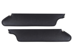 SUN VISORS - 63-65 FALCON/COMET HARDTOP, BLACK