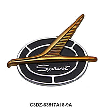 QUARTER POST/ROOF EMBLEM - 63 FALCON "SPRINT" ROOF SIDE