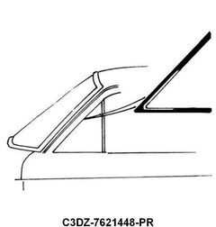 VENT WINDOW SEALS - 63-65 FALCON, COMET HARDTOP, CONVERTIBLE