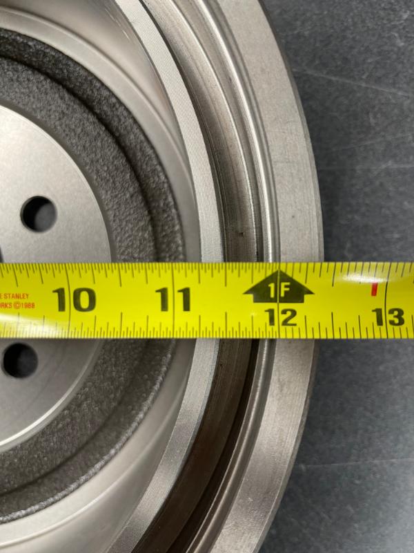 FRONT BRAKE DRUM - 64-70 MUST, 62-70 FLCN/FRLN 10 x 2-1/4" AND 10 x 2-1/2"