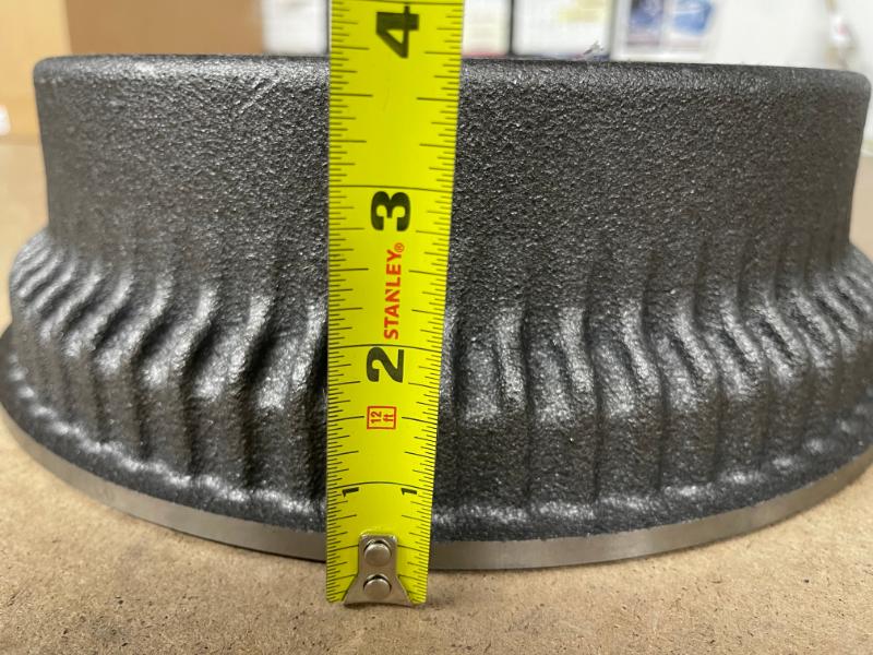 FRONT BRAKE DRUM - 64-70 MUST, 62-70 FLCN/FRLN 10 x 2-1/4" AND 10 x 2-1/2"