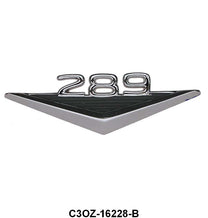 ENGINE SIZE FENDER EMBLEM - 65 FLCN, 65-66 MUST, 63-64 FRLN "289"