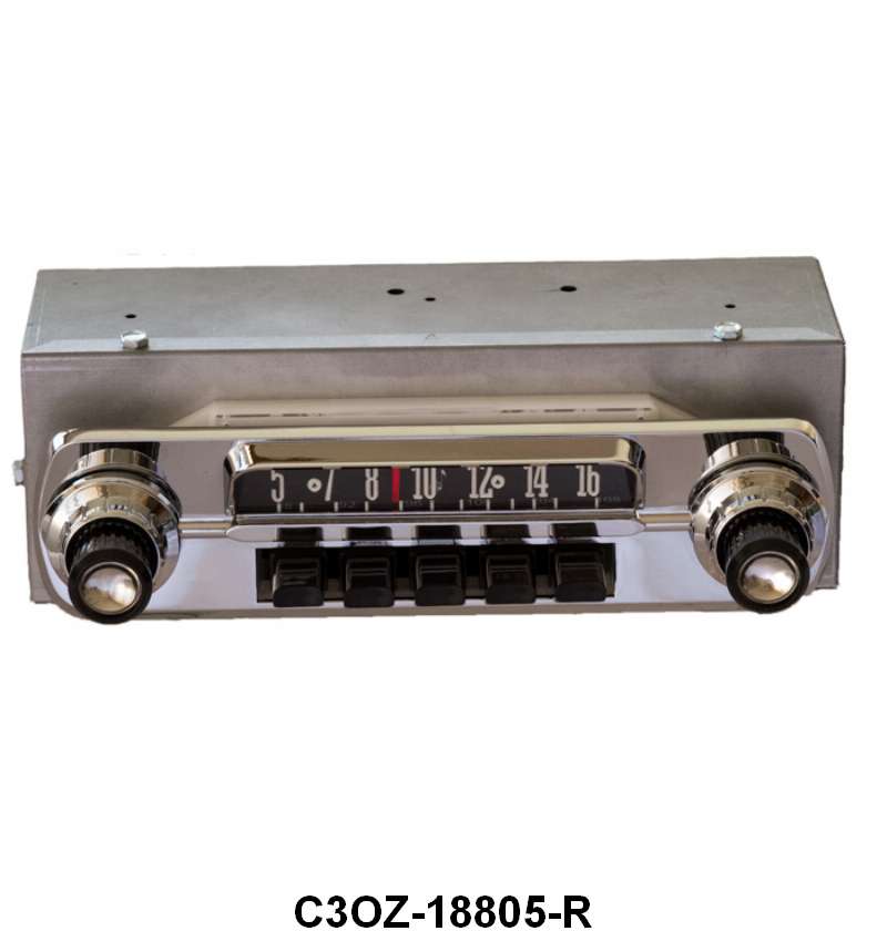 RADIO - LATE 62 FAIRLAINE W/BLACK KNOBS