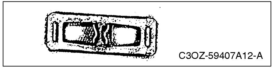 BODY SIDE MOLDING CLIP - 63 FAIRLANE # 54B,62B,65, 71B