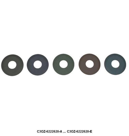 INSIDE DOOR HANDLE ESCUTCHEON - 60-65 FALCON/COMET, 62-65 FRLN TURQUOISE