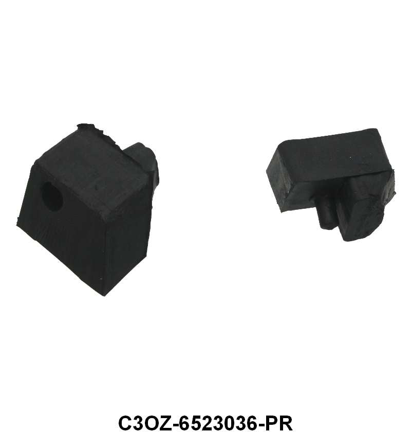 UPPER REAR DOOR BUMPER - 63-64 FAIRLANE, 2-DOOR HARDTOP