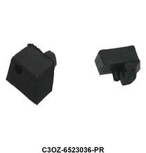 UPPER REAR DOOR BUMPER - 63-64 FAIRLANE, 2-DOOR HARDTOP