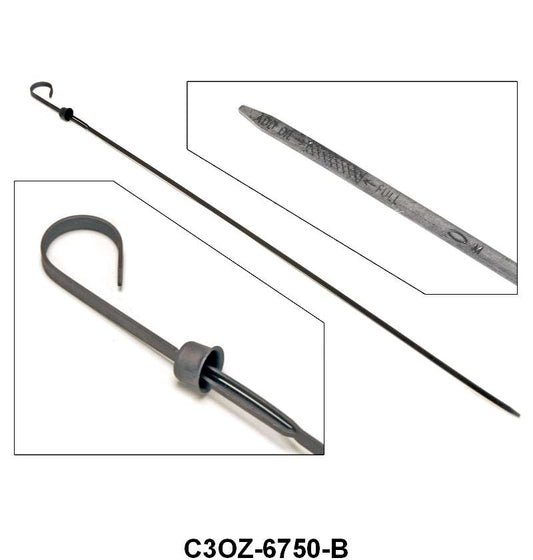 ENGINE OIL DIPSTICK - 62-64 260/289 WITH GENERATOR  BLACK