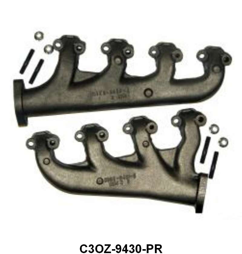 HIGH PERFORMANCE CAST IRON MANIFOLDS - 63-65 FAIRLANE, 65-67 MUSTANG