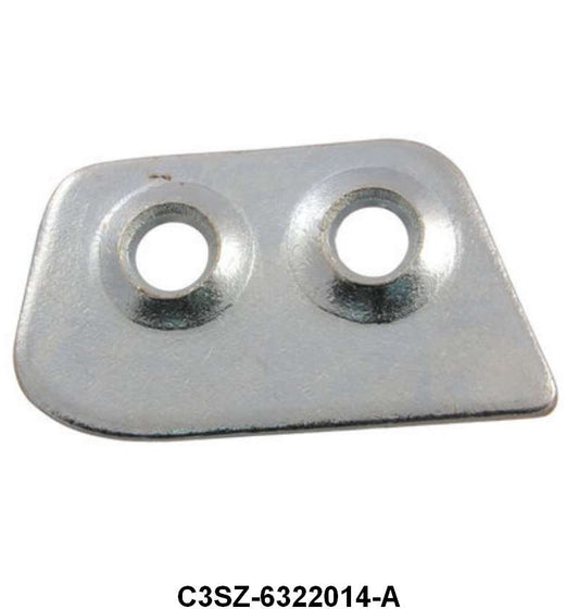 DOOR STRIKER PLATE INSERT COVER - 60-62 GLX, 60-63 FLCN, 61-66 PICKUP RH