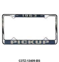 "PICKUP" LICENSE PLATE FRAME - 1963