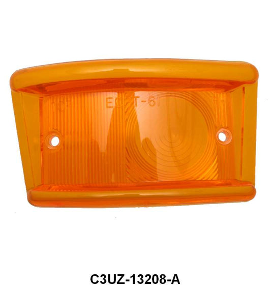 PARK LIGHT LENS - 63-67 ECONOLINE RH, AMBER