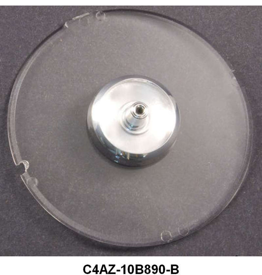 INSTRUMENT BEZEL FUEL GAUGE LENS - 64 GALAXIE