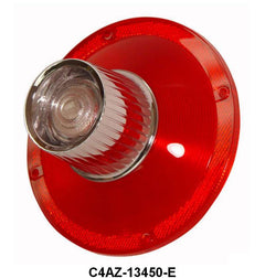 TAIL LIGHT LENS WITH FOMOCO SCRIPT - 64 GLX EXCEPT 500/500 XL W/BACK UP
