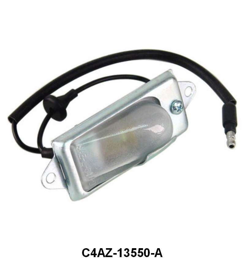 LICENSE PLATE LIGHT ASSEMBLY - 64-72 GLX, 65-69 FRLN, 64-70 FLCN EXCL WGN