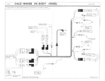 TAIL LIGHT WIRING HARNESS - 64 GLX W/O 4 SPD, 64 GLX 500 #57C/63C/71/76B W/CRUIS