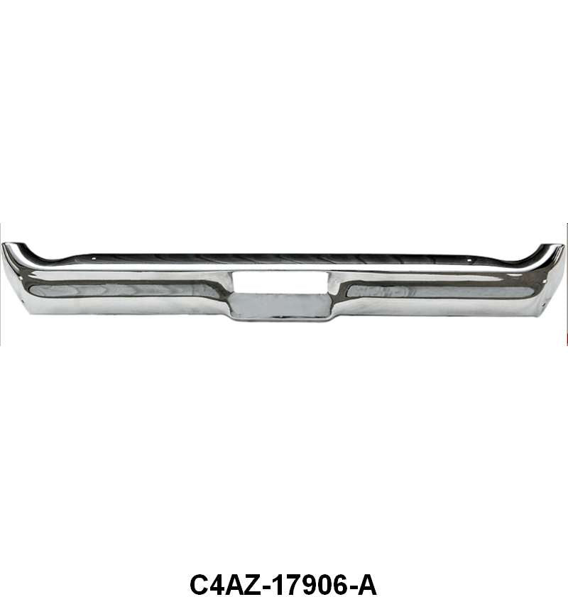 REAR BUMPER - 64 GALAXIE, CHROME  79" x 14" x 6"