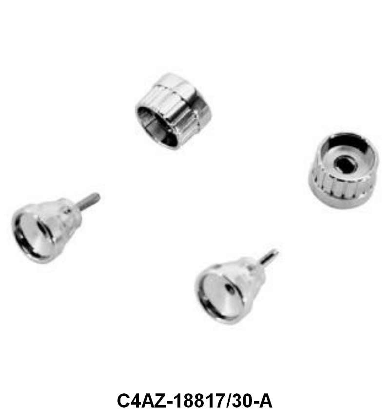 RADIO KNOBS AND BEZELS - 64 GLX, 64-66 MUST