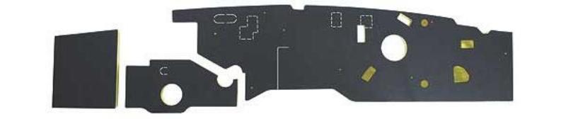 FIREWALL INSULATOR - 64 GALAXIE - ORIGINAL MATERIAL