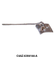 SUN VISOR BRACKET - 64 GALAXIE 2DR HARDTOP, FASTBACK, aft 4-2-64, 3 HOLE RH