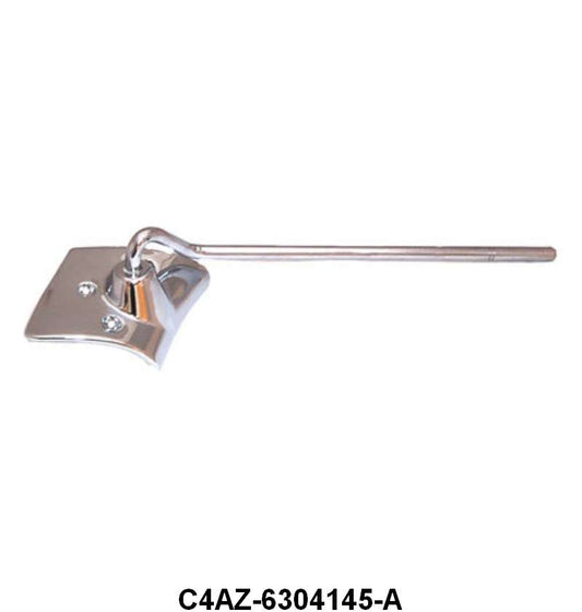 SUN VISOR BRACKET - 64 GALAXIE 2DR HARDTOP, FASTBACK, aft 4-2-64, 3 HOLE LH