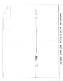 PARKLIGHT SOCKET WIRING - 64-65 FALCON LEFT OR RIGHT HAND W/SOCKET