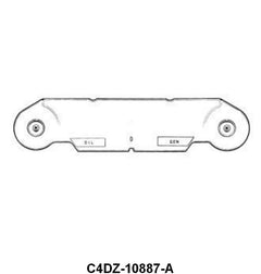INSTRUMENT BEZEL LENS - 64 FALCON, 64-1/2 MUSTANG W/GENERATOR