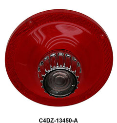 TAIL LIGHT LENS WITH FOMOCO SCRIPT - 64 FLCN/RANCHERO W/BACK UP