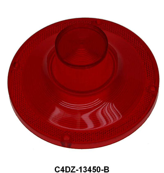 TAIL LIGHT LENS WITH FOMOCO SCRIPT - 64 FLCN/RANCHERO W/O BACK UP