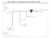 FIREWALL TO ENGINE HARNESS - 64 FALCON/RANCHERO 144,170,200