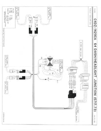 FIREWALL TO HEADLIGHT HARNESS - 64 FALCON/RANCHERO