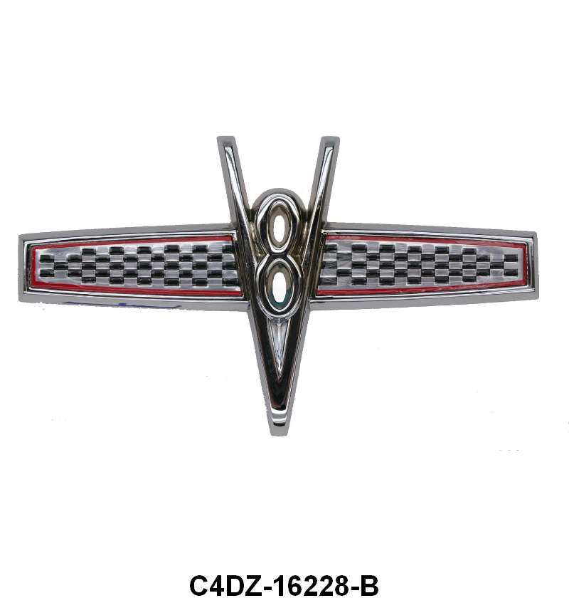 FENDER EMBLEM/SCRIPT - 63-64 FALCON SPRINT "V8"