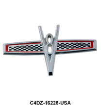 FENDER EMBLEM/SCRIPT - 63-64 FALCON SPRINT "V8" USA MADE