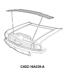RADIATOR CORE SUPPORT TO HOOD SEAL - 64-65 FLCN/COMET/RANCHERO, 65-70 MUST