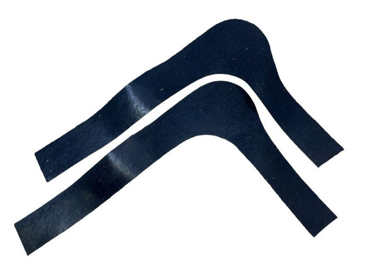 FRONT OF FRONT FENDER SPLASH SHIELD SEALS - 64-65 FALCON/RANCHERO