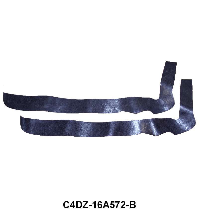 REAR OF FRONT FENDER SPLASH SHIELD SEALS - 64-65 FALCON/COMET