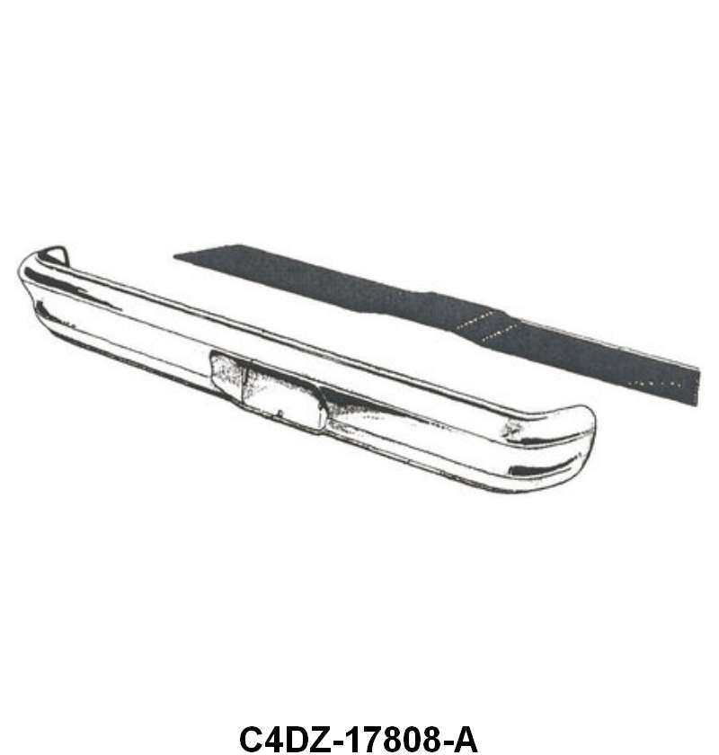 REAR BUMPER TO BODY OR STONE DEFLECTOR SEAL - 65-64 FLCN